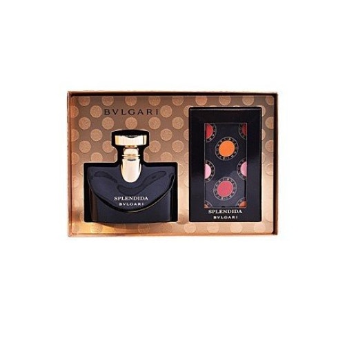 Set Bvlgari Splendida Jasmin Noir, Apa de Parfum Femei 100 ml+ esarfa de Matase