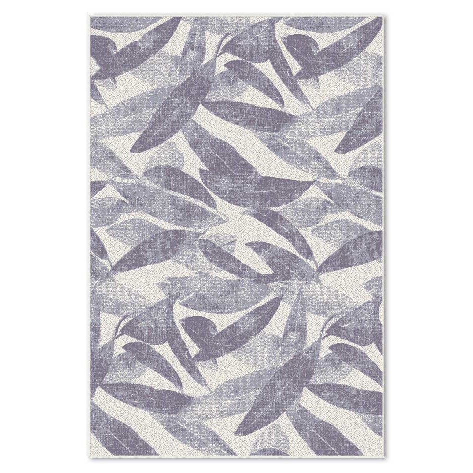 Covor sintetic Matrix 5744-1-17933, 200x300cm, Alb/Lila, Model modern