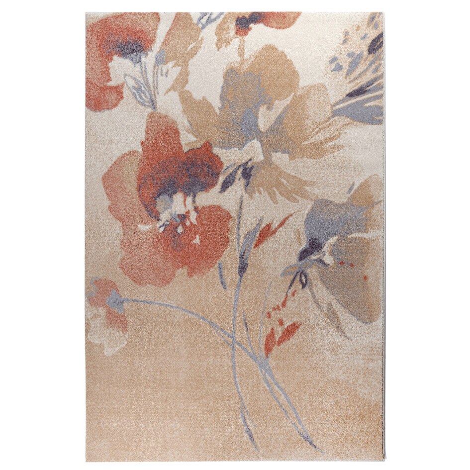 Covor sintetic Matrix 5788-1-17933, 200x300cm, Bej/Roz, Model modern
