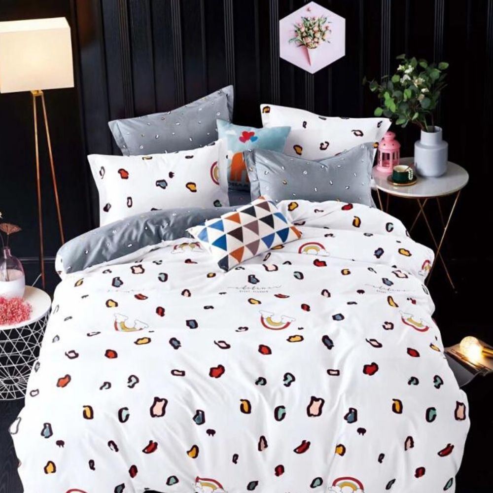 Set Lenjerie Finet Satinat, 6 Piese, Pat 2 Persoane, FNY-32