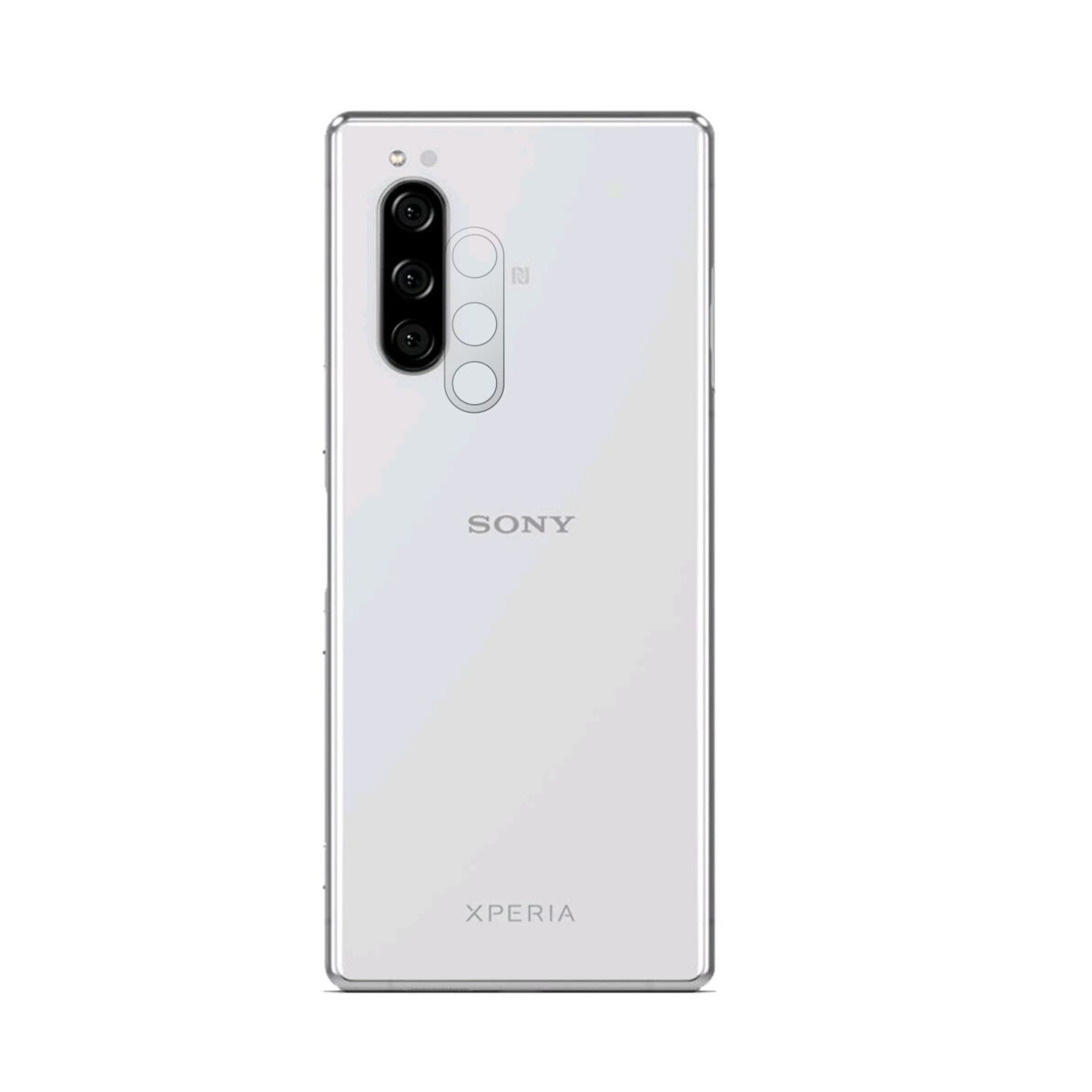 Set 4X Folie Protectie Camera Invisible Skinz HD pentru Sony Xperia 5 - Folie Siliconica Ultra-Clear cu Acoperire Totala, Adeziva si Flexibila