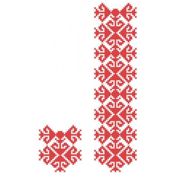 Számítógépes hímzőprogram, D CUSUT, hagyományos népszerű motívum, szalagtípus (szegély), MP119, CD/DVD támogatás