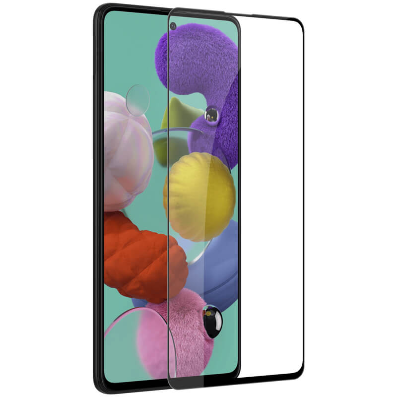 Folie protectie din sticla compatibila cu Samsung Galaxy A51, full glue, full size, lipici pe tot ecranul