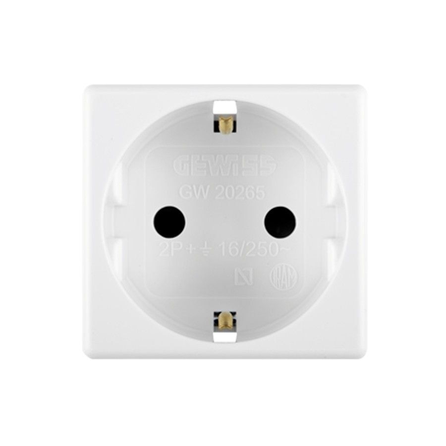 Priza Schuko GW20265, 2P+E 16A,Gewiss