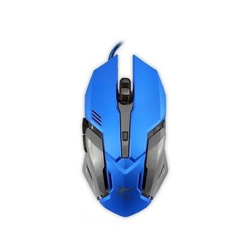 Mouse GM-1604 BL White Shark, Albastru, 6 butoane, 4800 DPI Mouse GM-1604 BL White Shark, Albastru, 6 butoane, 4800 DPI