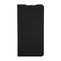 Husa Carte Dux Ducis Anti Amprenta pentru Motorola Moto One Macro, Negru