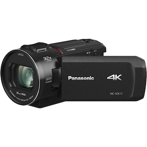Camera video Panasonic HC-VX11EG-K, 4K, FullHD, 8.57MP, negru