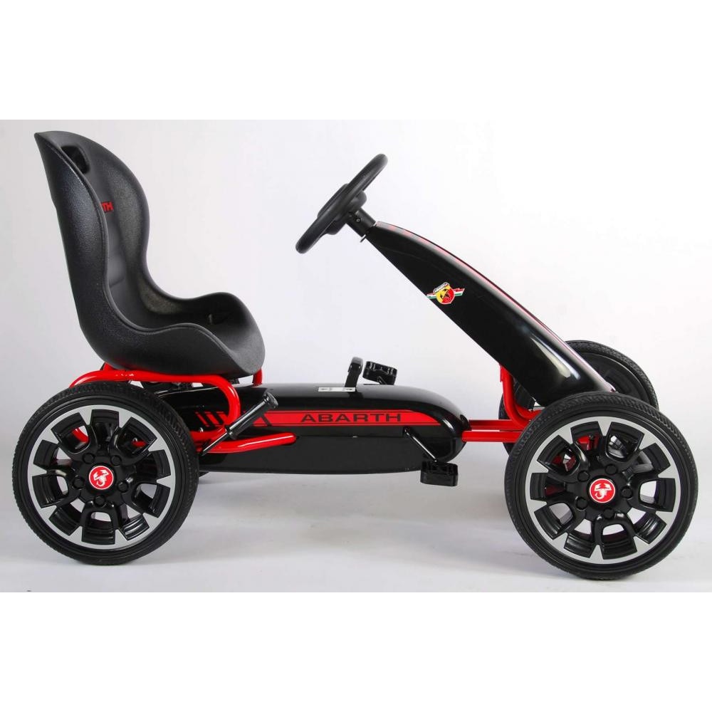 Kart cu pedale Go Kart Abarth negru eMAG.ro
