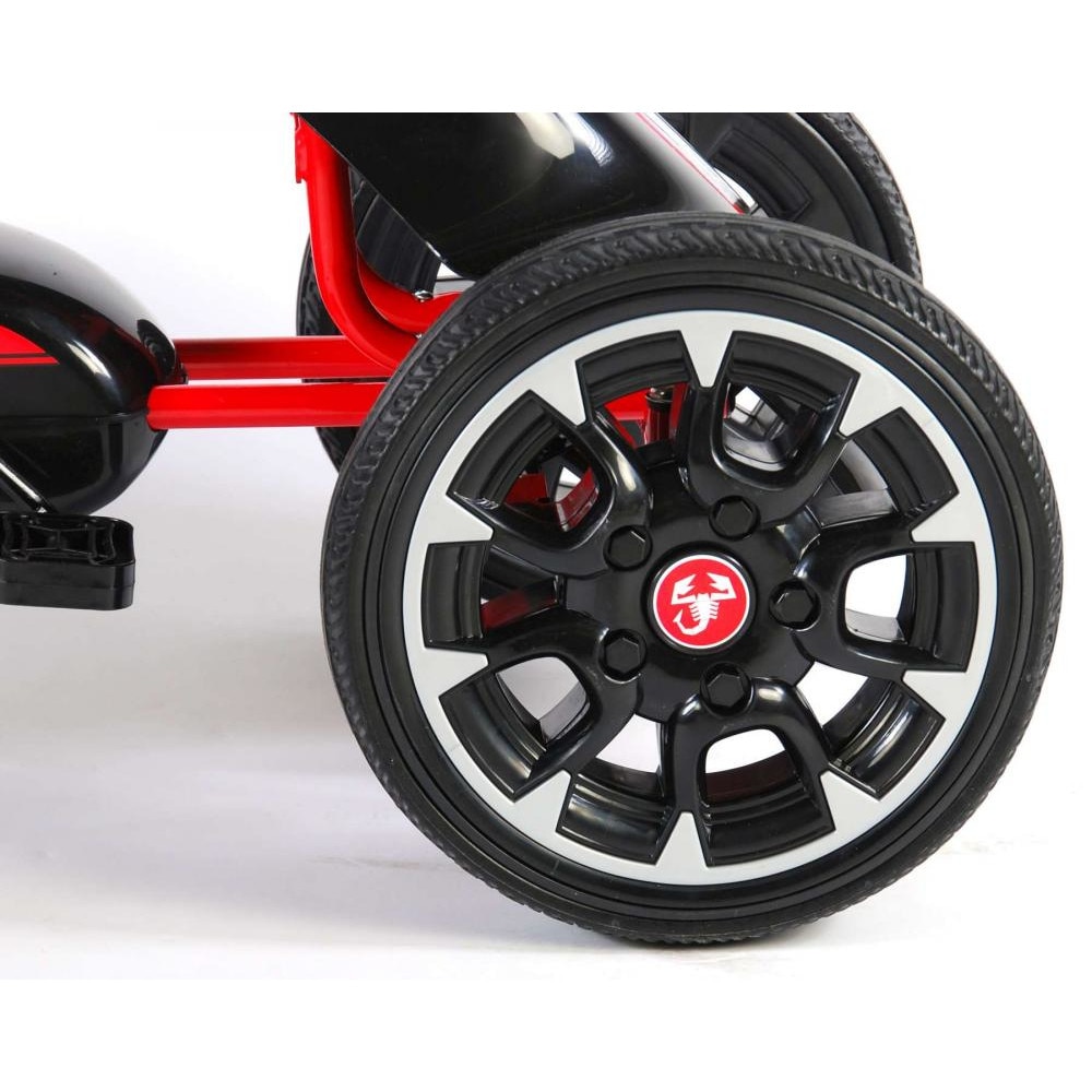 Kart cu pedale Go Kart Abarth negru eMAG.ro