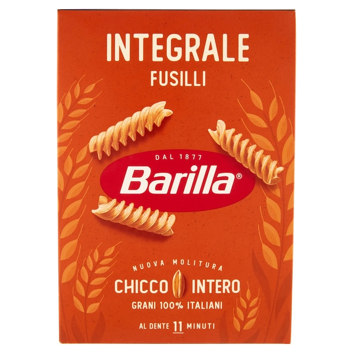 Paste Integrale Barilla Fusilli, 500 g