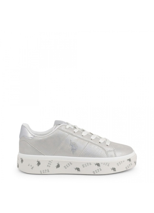 Pantofi sport model LUCY4119S0 U.S. Polo Assn., Gri, Argintiu