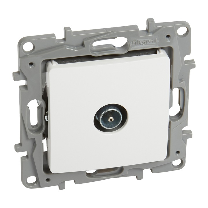 TV розетка Legrand Niloe, бяла, звезда, IP20