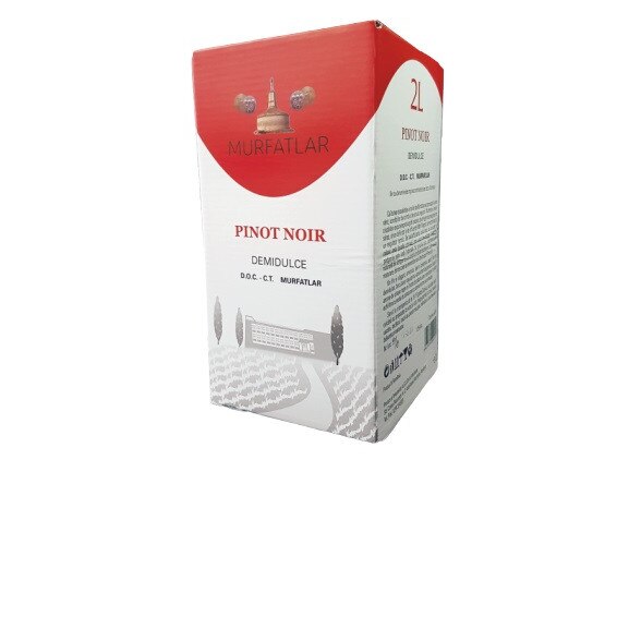 Vin rosu demidulce Pinot Noir, Statiunea Murfatlar, DOC - 2L
