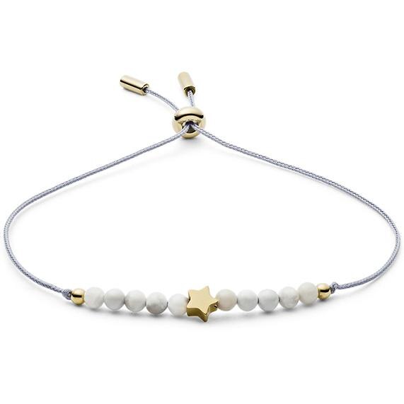 Bratara Fossil Vintage Motifs JF03115710, Auriu