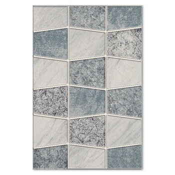 Covor sintetic Soho 5760-1-16811, 120x170cm, Gri/Albastru, Model modern Covor sintetic Soho 5760-1-16811, 120x170cm, Gri/Albastru, Model modern