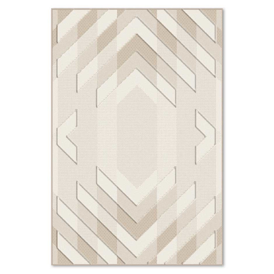 Covor sintetic Soho 5757-1-15035, 80x150cm, Bej, Model modern