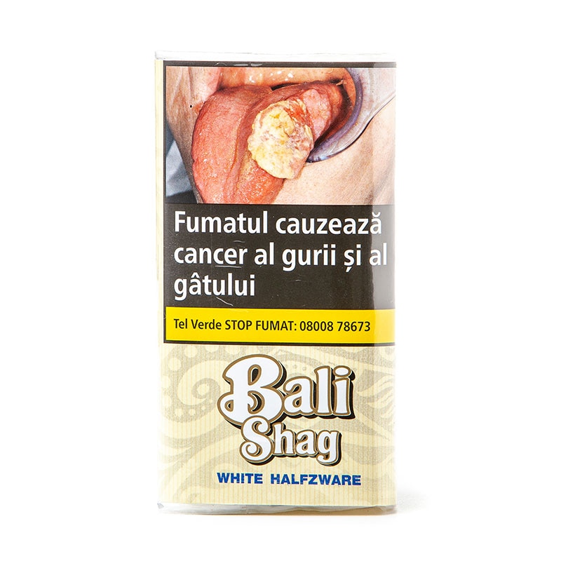 Tutun Bali Shag White Halfzware, 40g + Foite Natural Bucata