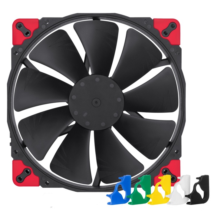 Ventilator Noctua NF-A20 PWM Chromax Black Swap