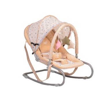 Balansoar pentru bebelusi Moni Lulu Beige Balansoar pentru bebelusi Moni Lulu Beige