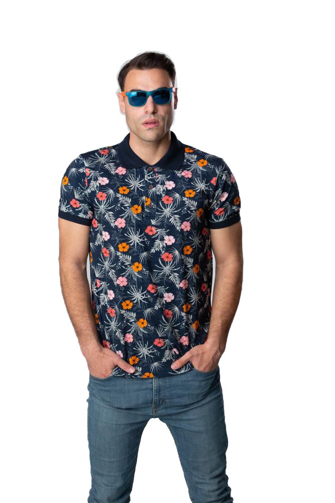 Tricou polo Reflex 201860-01, Albastru inchis, Albastru inchis