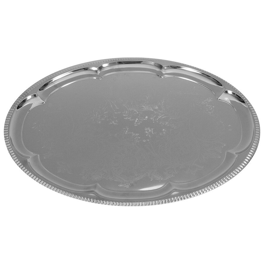 Tava ovala cromata 45x34cm