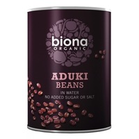 Fasole Azuki boabe conserva bio, Biona, 400g