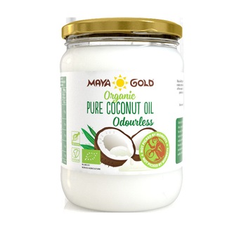 Ulei de cocos, Maya Gold, ecologic, pur, fara miros, 500ml Ulei de cocos, Maya Gold, ecologic, pur, fara miros, 500ml