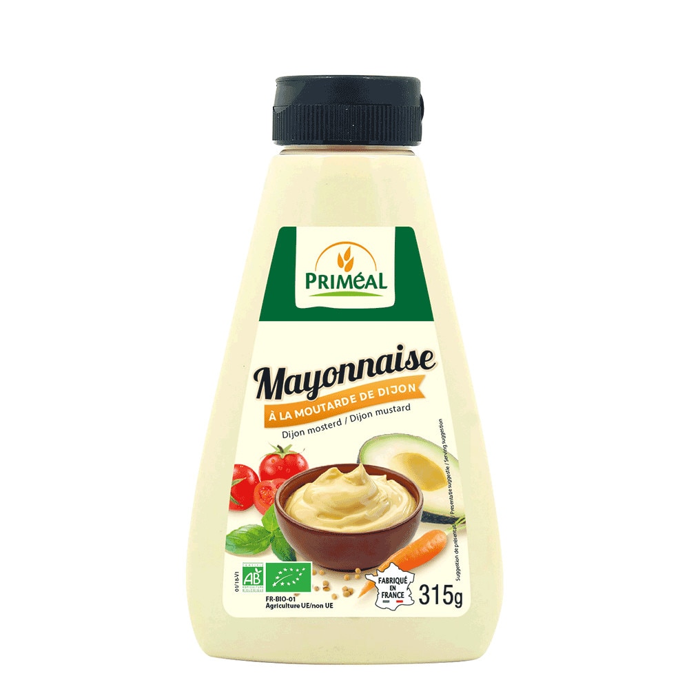 Maioneza bio cu mustar de Dijon, Primeal, 315g