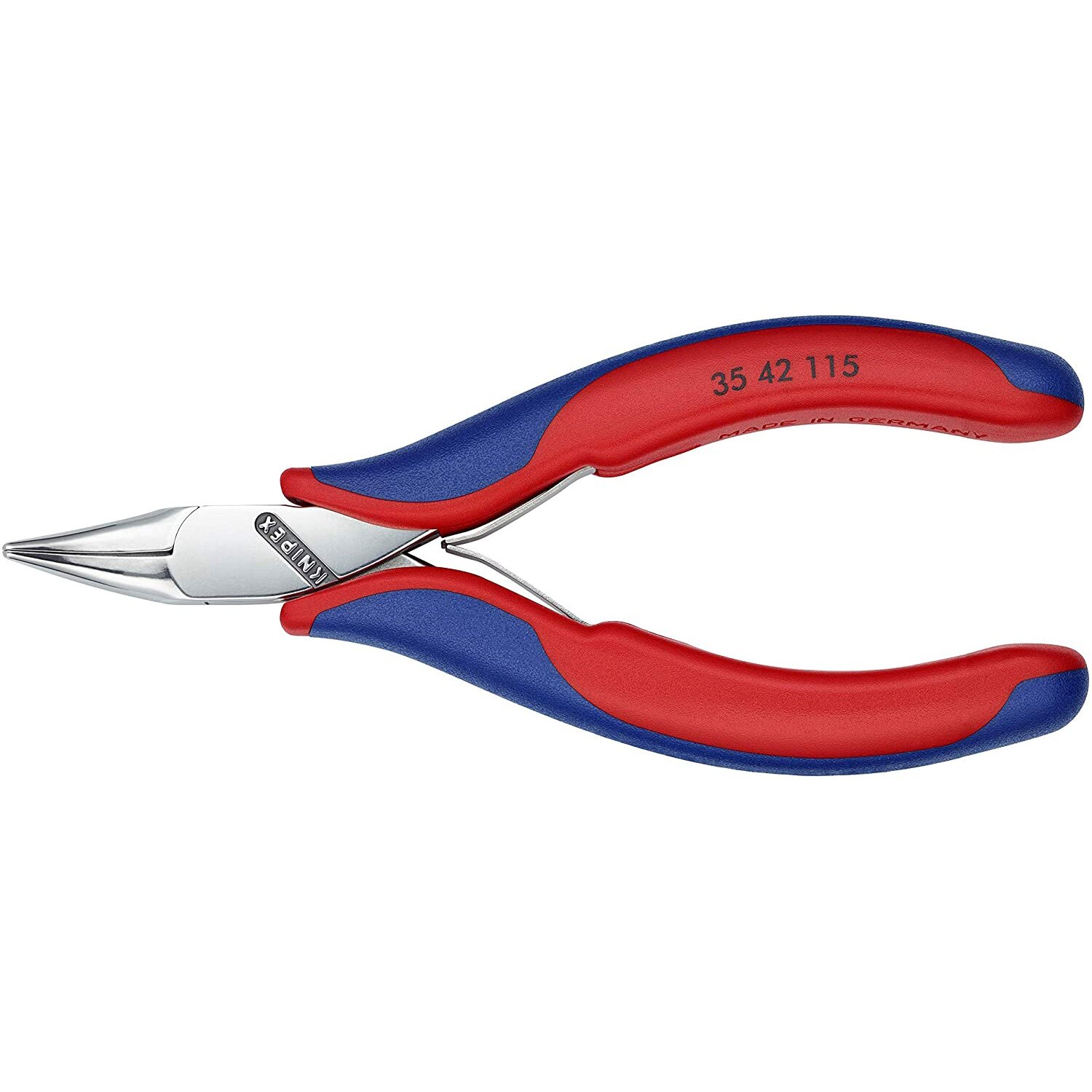 Cleste pentru electronica cu falci indoite, KNIPEX, 115 mm