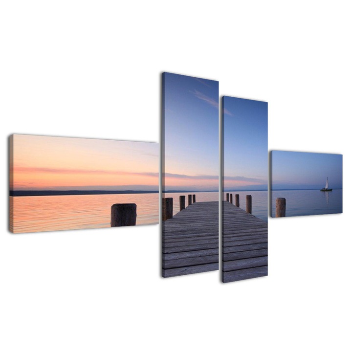 Tablou Plaja Idilica 6524, Visario, 160 x 70 cm