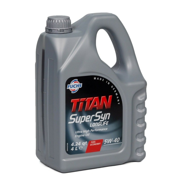 Fuchs Titan Supersyn Longlife 5W40 motorolaj, 4 liter