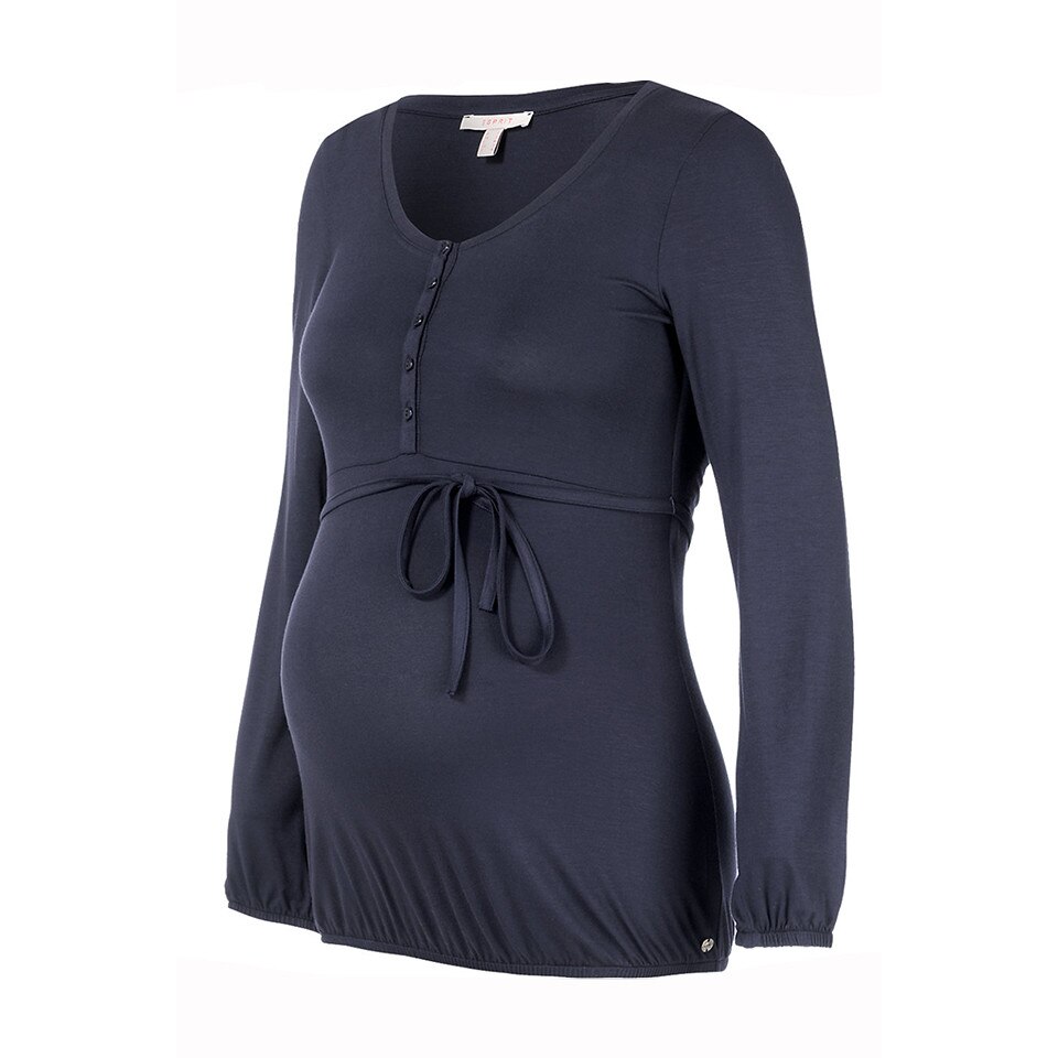 Bluza cu cordon gravide, Esprit, bleumarin, L