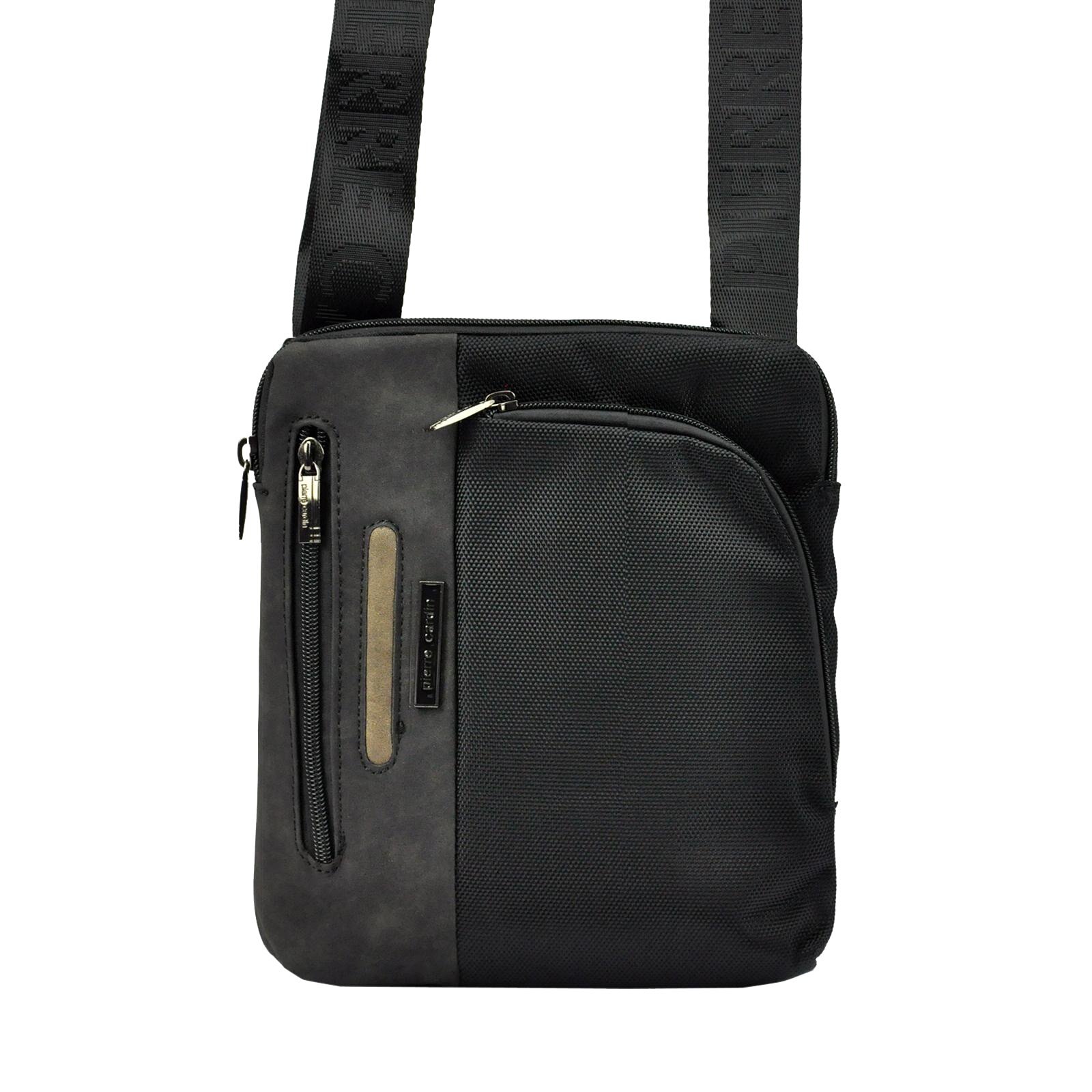 Geanta umar barbati Pierre Cardin GBU531, Negru