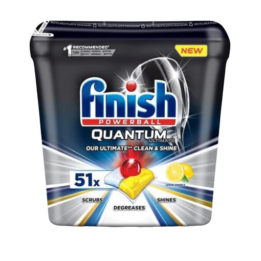 Detergenti vase Finish Quantum Ultimate Lemon Capsule 51 buc