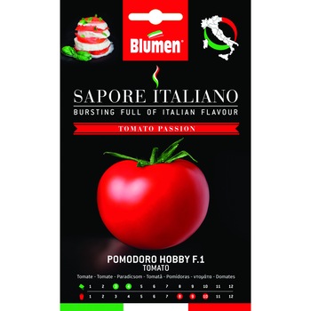 Seminte de rosii premium Blumen, colectia Sapore Italiano, soi Hobby F.1 Seminte de rosii premium Blumen, colectia Sapore Italiano, soi Hobby F.1
