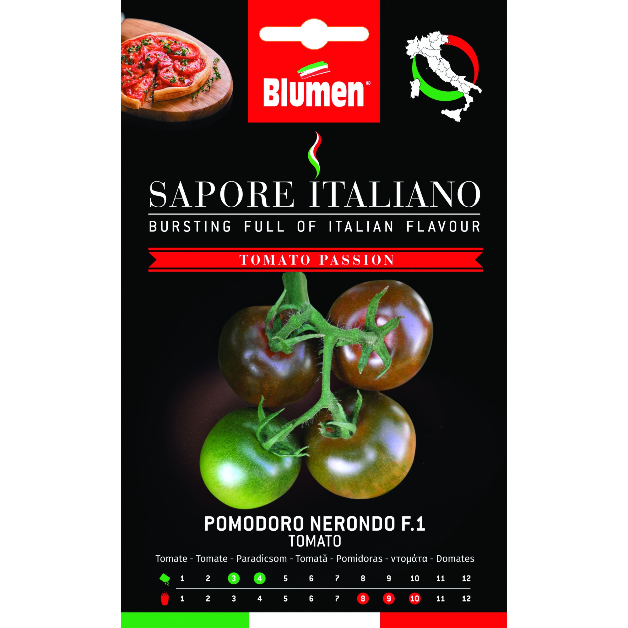 Seminte de rosii premium Blumen, colectia Sapore Italiano, soi Nerondo F.1