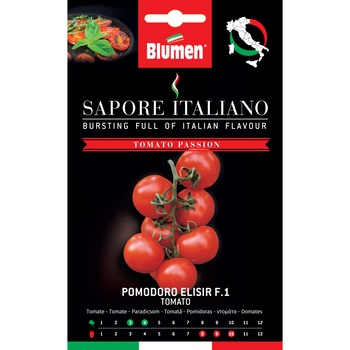 Seminte de rosii premium Blumen, colectia Sapore Italiano, soi Elisir F.1 Seminte de rosii premium Blumen, colectia Sapore Italiano, soi Elisir F.1