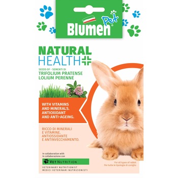 Seminte plante medicinale pentru sanatatea iepurelui Blumen Pet, soi Trifolium Pratense/Lolium Perenne Seminte plante medicinale pentru sanatatea iepurelui Blumen Pet, soi Trifolium Pratense/Lolium Perenne