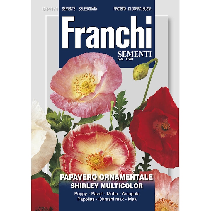 Seminte de Mac Shirley Multicolor