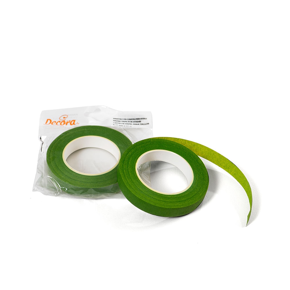 Panglica din hartie, SOFT GREEN 12mm 27m 0803051 Decora