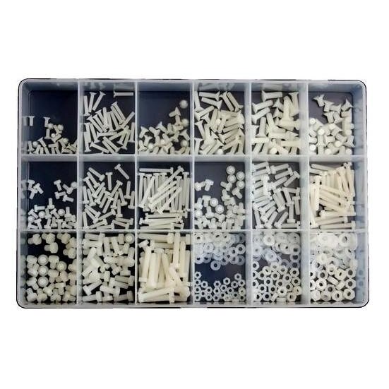 Set suruburi, piulite, saibe din nailon KEN6154100K CROM*