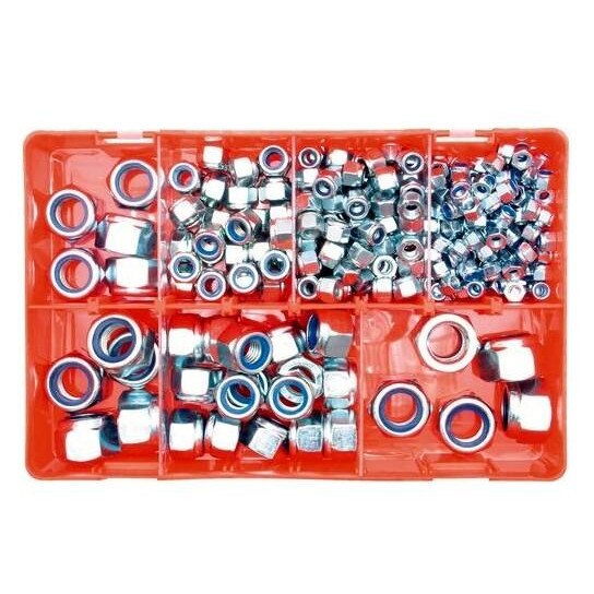 Set piulite cu autoblocare 300 buc KEN6154180K CROM