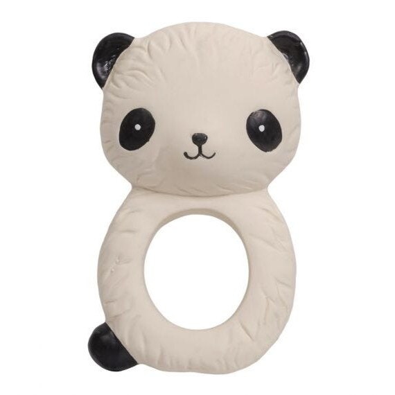Inel dentitie cauciuc natural, PANDA, A Little Lovely Company