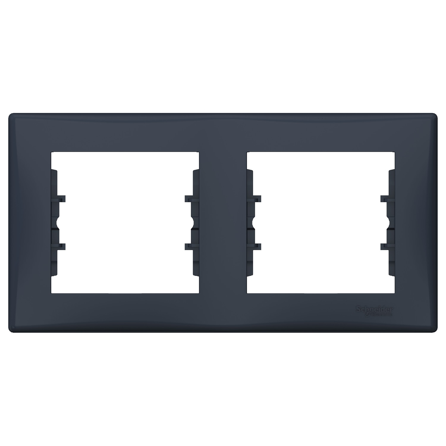 Rama dubla orizontala, IP20, Grafit, Schneider Sedna