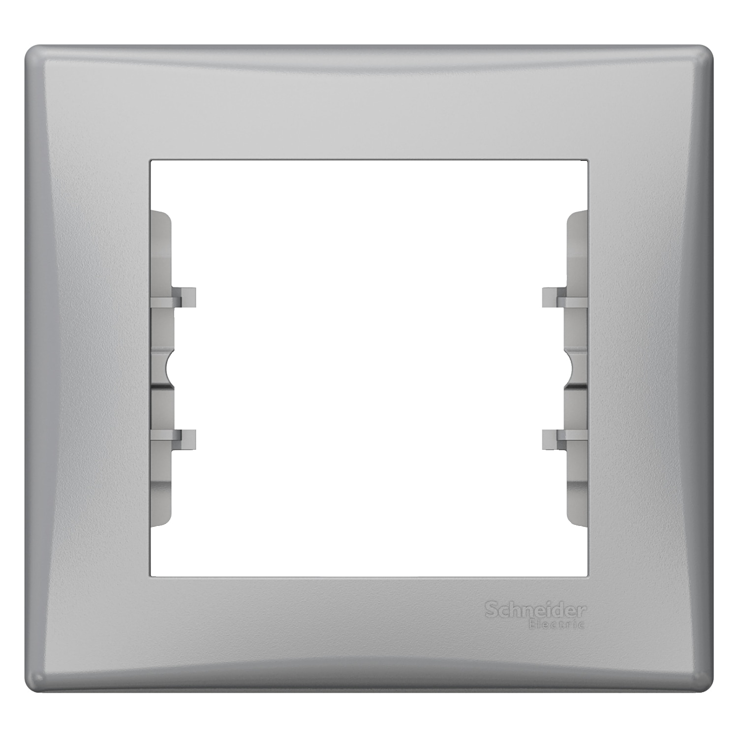 Rama simpla orizontala, Aluminiu, IP20, Schneider Sedna