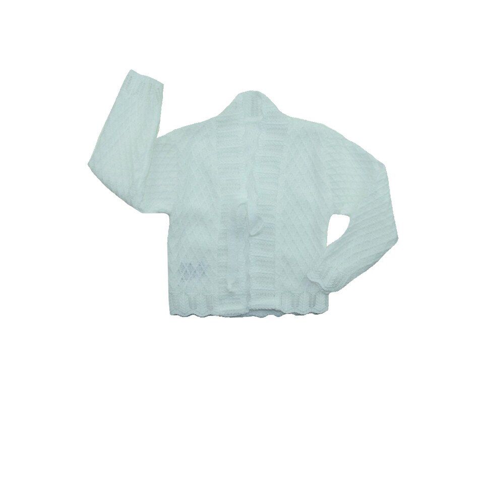 Bolero maneca lunga, NN, Alb