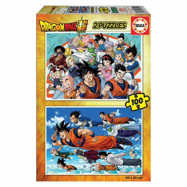 Set 2 Puzzle 200 piese Dragon Ball 18214, Educa