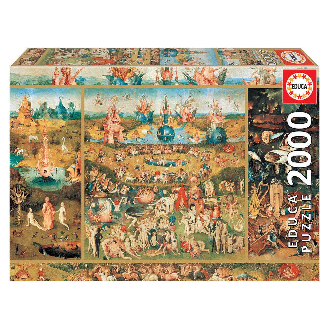 Puzzle 2000 piese The Garden of Earthly Delights 18505, Educa
