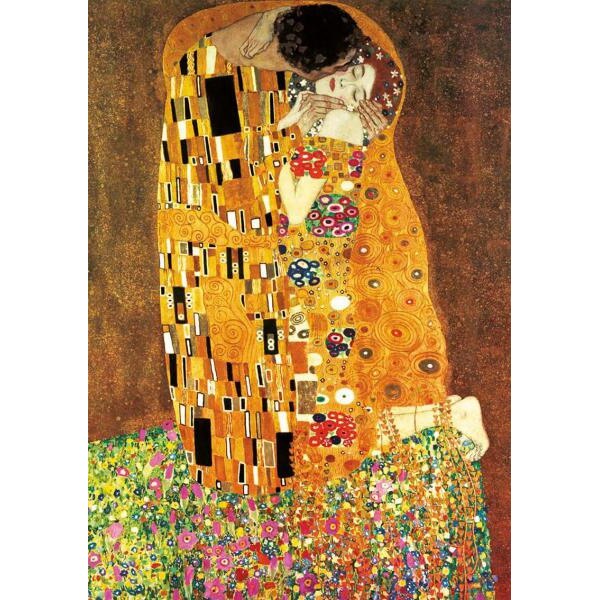 Puzzle Educa - 2 x 1.000 piese Klimt: The Kiss The Maiden