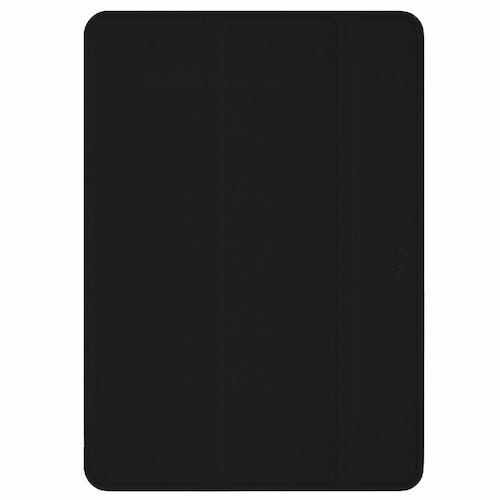 Carcasa si suport din poliuretan pentru iPad Air 3 2019, Macally Stand Case, negru